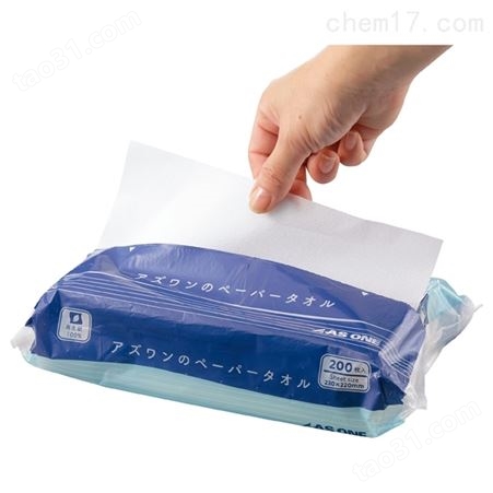 7-6200-01ASONE纸巾 220×230 1袋（200片）