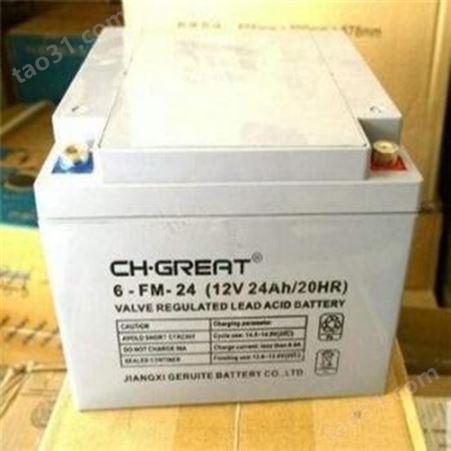 格瑞特蓄电池6-FM-24 12V24AH蓄电池参数及规格