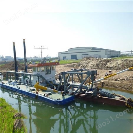 KG-87绞吸式挖泥船 支持定制 万成大型清淤挖泥设备