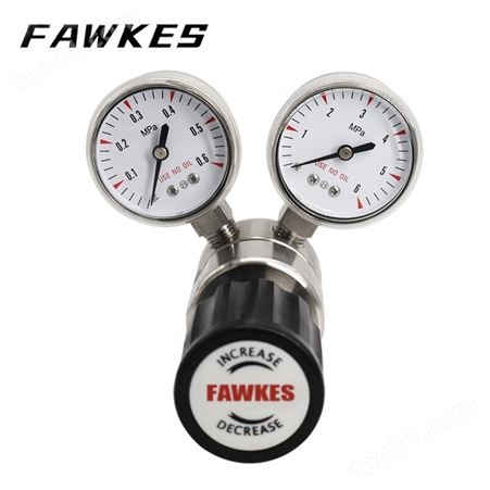 FAWKES高压减压器 福克斯气体不锈钢气瓶减压阀