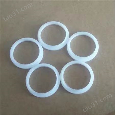 白色四氟垫 聚四氟乙烯密封件垫 耐磨耐用四氟铜粉带 挡圈