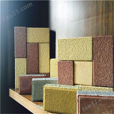 湖北pc仿石材 陶瓷pc砖 仿黄锈石pc砖价格 厂家供应 可定制-记中工程