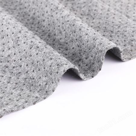 耀泰热轧无纺布批发 点塑针刺毛毡布 地毯基布防滑布