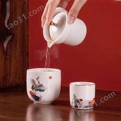 马克杯套装定制 陶瓷礼品杯批发工厂 陶瓷杯定做 老板商务赠品杯