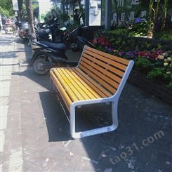 丹阳公园椅加工制造 扬中户外长条木座椅 句容长凳
