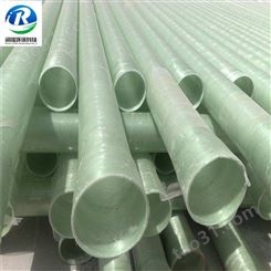 润隆厂家生产供应 玻璃钢夹砂管道 排水管 地埋抗压 175*8mm玻璃钢电缆保护管