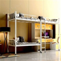 双层铁架床定做 东莞铁架床更多优惠尽在康胜家具