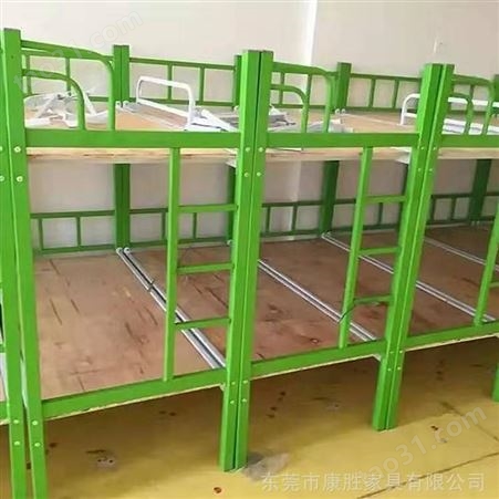 幼儿园学校上下铺床富有童趣 东莞康胜铁架床厂家