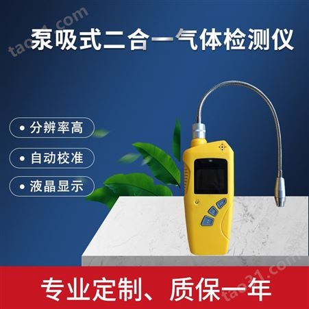 河北泵吸式二合一气体检测仪HC-1000