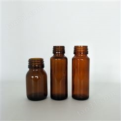 康纳生产模制玻璃瓶 保健品瓶 加工A型口口服液瓶