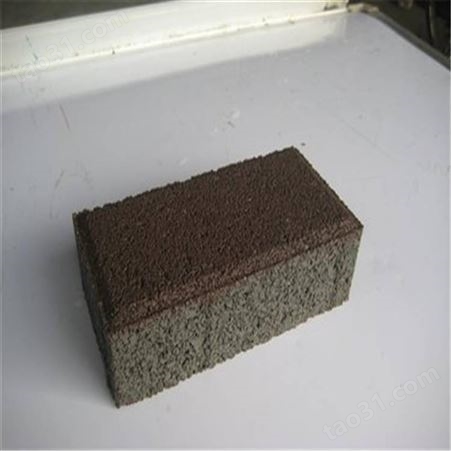记中工程-- 武汉陶土透水砖 彩色透水砖厂家 洪山陶土透水砖价格