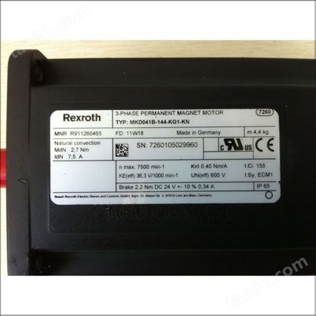 Rexroth伺服电机MSK071E-0200-NN-M1-UP2-NNNN