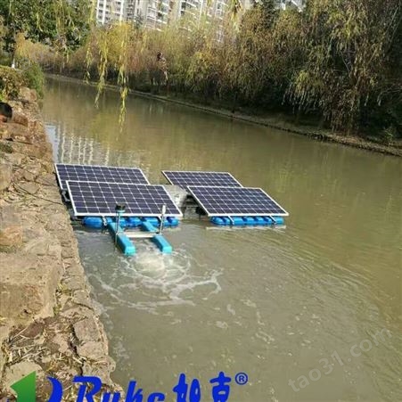 氧化塘污水处理太阳能推流水循环增氧装置