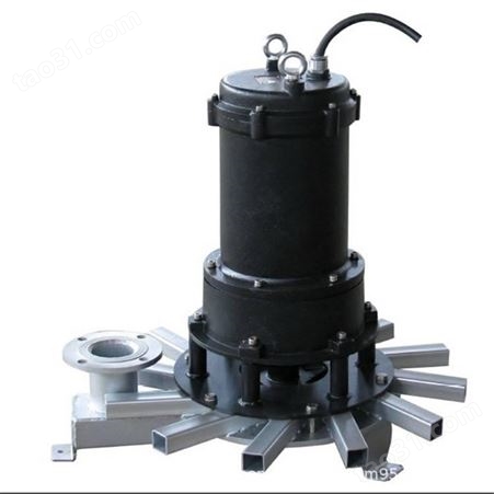 不锈钢材质曝气盘增氧效果佳 QXB离心曝气机 潜水增氧曝气机