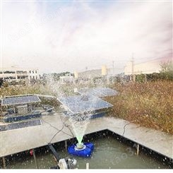 河道景观喷泉浮水式安装曝气机