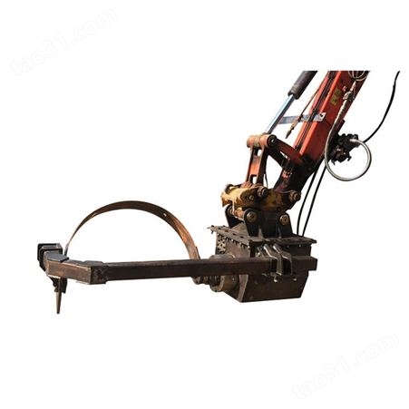 邦泽液压四瓣式移栽机挖掘机加装苗木铲头液压起树机