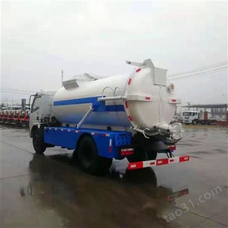 东风福瑞卡8吨餐厨垃圾车，泔水运输车厂家，湿式垃圾车价格