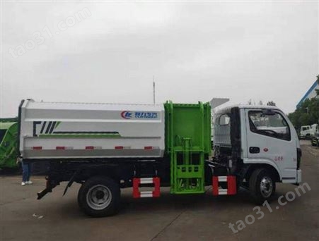专用汽车生产基地  东风途逸挂桶式垃圾车   现货供应