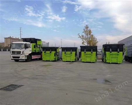东风天锦14方勾臂式垃圾车 厂家直营 大量供应垃圾车