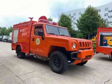 宁夏2吨森林水罐消防车