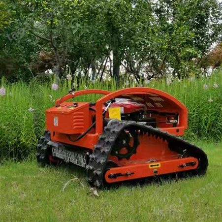 新款智能割草机多功能割草机遥控割草机汽油割草机 履带全自动割草机