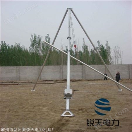 云南昭通市 人字立杆机10米 优质铝合金立杆机 加厚型