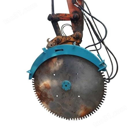 惠鑫圆盘岩石锯操作办法 挖机改装液压锯 厂家提供改装方案