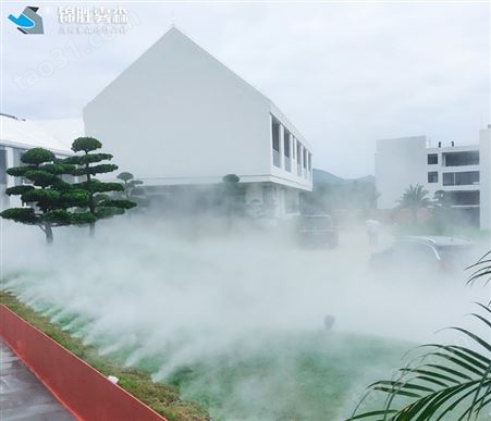 喷雾景观系统 甘肃锦胜 园林景观人造雾 喷雾景观