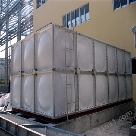100立方组装式玻璃钢水箱 小区玻璃钢蓄水箱 坚固耐用 春田环保