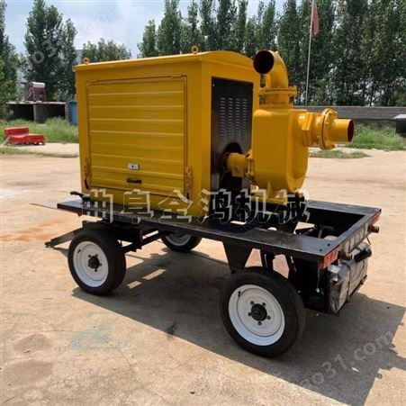 QH-SB移动式柴油抽水泵防汛柴油水泵 柴油污水泵图片