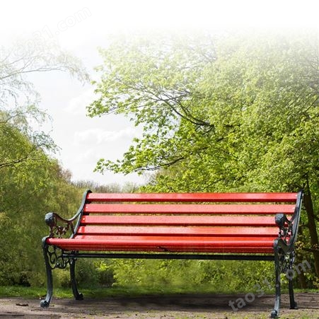 户外公园椅实木长条椅 室外椅长凳子 广场防腐木小区公共椅