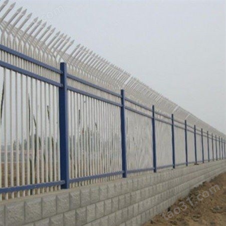 锌钢护栏铁艺围墙栏杆别墅庭院栅栏户外工厂小区农村安全隔离网栏