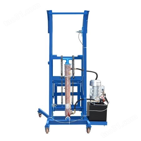 环卫小型液压垃圾倒料机 可移动式链条翻桶机 可定制提升重量