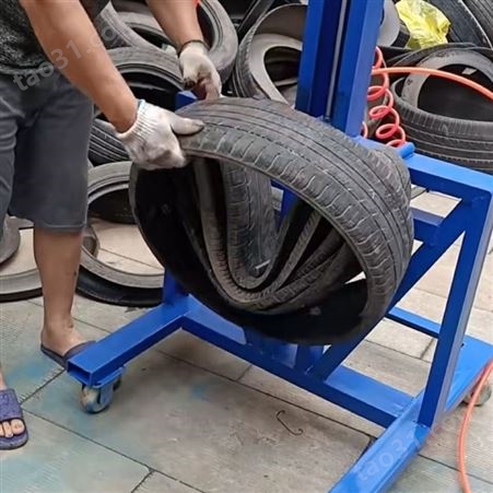 废旧轮胎切割机 轮胎打包机 轮胎套装机厂家
