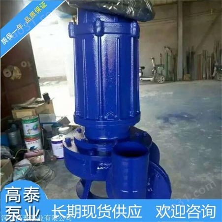 80WQ29.8.2.2高泰污水提升泵厂家 高泰泵WQ型耦合式安装潜污泵