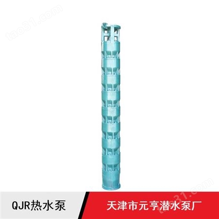 天津高扬程带吸水罩QJR系列热水泵市场