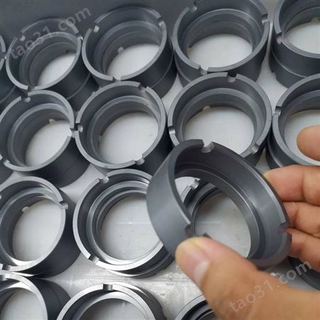 碳化硅异型件 碳化硅圆桶 定做轴套 定做密封环 定做陶瓷件厂家 碳化硅平环 水泵轴套 ssic轴套