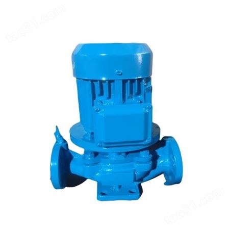 烟台蓬莱立式管道泵定制 昂通 工业耐腐蚀增压泵定制