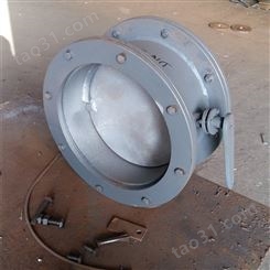圣唐专业生产烟风煤粉管道手动电动圆风门规格齐全质量可靠