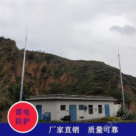 贵州遵义避雷塔安装 13米独立钢管避雷塔 GH环形钢管杆避雷塔厂家伟信供应
