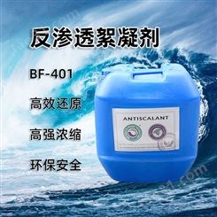 反渗透絮凝剂BF-401 水处理药剂纯水纳滤超滤 RO膜锅炉除垢絮凝剂