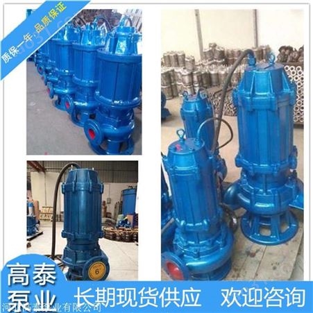 100WQ502275潜水排污泵叶轮供应 高泰泵可移动式WQ潜污泵配件