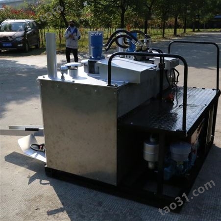 贵州黔南州热熔划线机油气两用双缸热熔釜技术参数