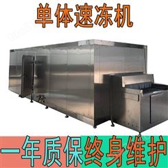 千叶豆腐隧道式速冻机 全自动速冻设备