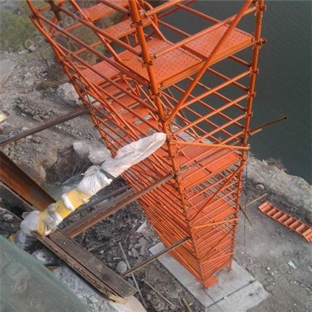 众鹏机械 工地施工安全梯笼 墩柱安全梯笼  基坑安全梯笼  支持定制