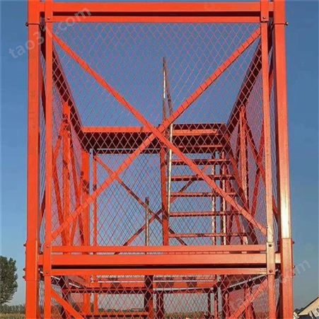 安全基坑墩柱梯笼 基坑梯笼 地铁基坑梯笼 按需定制 框架式梯笼