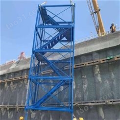 欢迎致电洽谈 挂网式梯笼 加重安全梯笼 建筑施工安全梯笼 来图定制