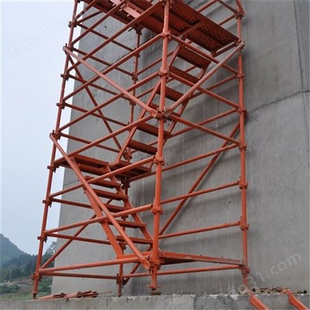 桥梁施工安全爬梯 笼式安全爬梯 桥梁墩柱施工安全爬梯 盘扣式安全爬梯 价格合理