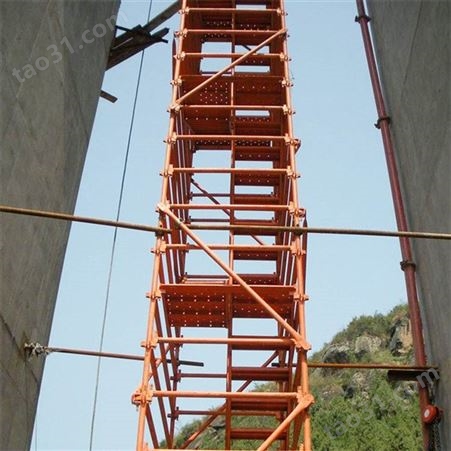 砚常 桥梁施工安全爬梯 桥梁施工爬梯 基坑安全爬梯 桥梁墩柱施工安全爬梯