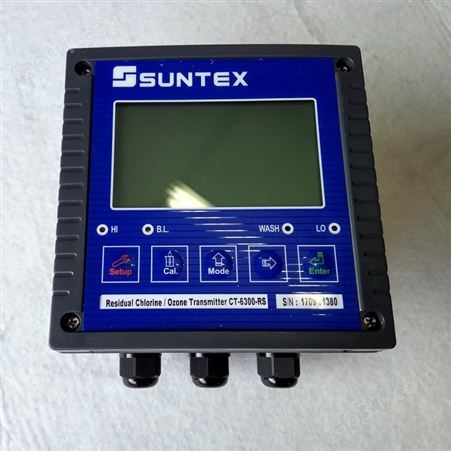 SUNTEX余氯仪CT-6300RS微电脑余氯变送器RS485单表工业PH计